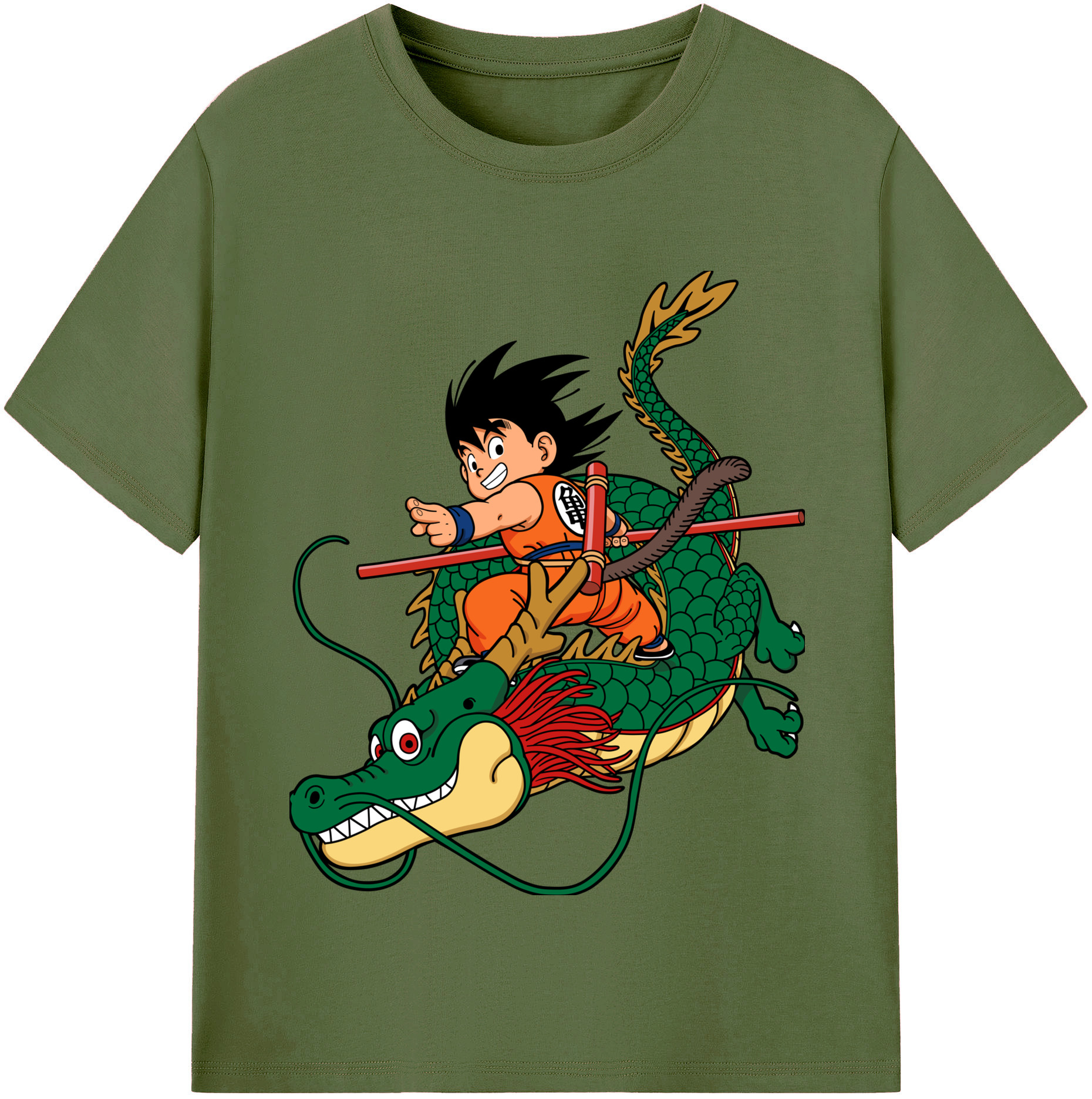 （画像用） ドラゴンボール 孫悟空（そん ごくう）Son Goku カカロット DRAGON BALL Kakarotto 綿100％半袖Tシャツ（フロントプリント）